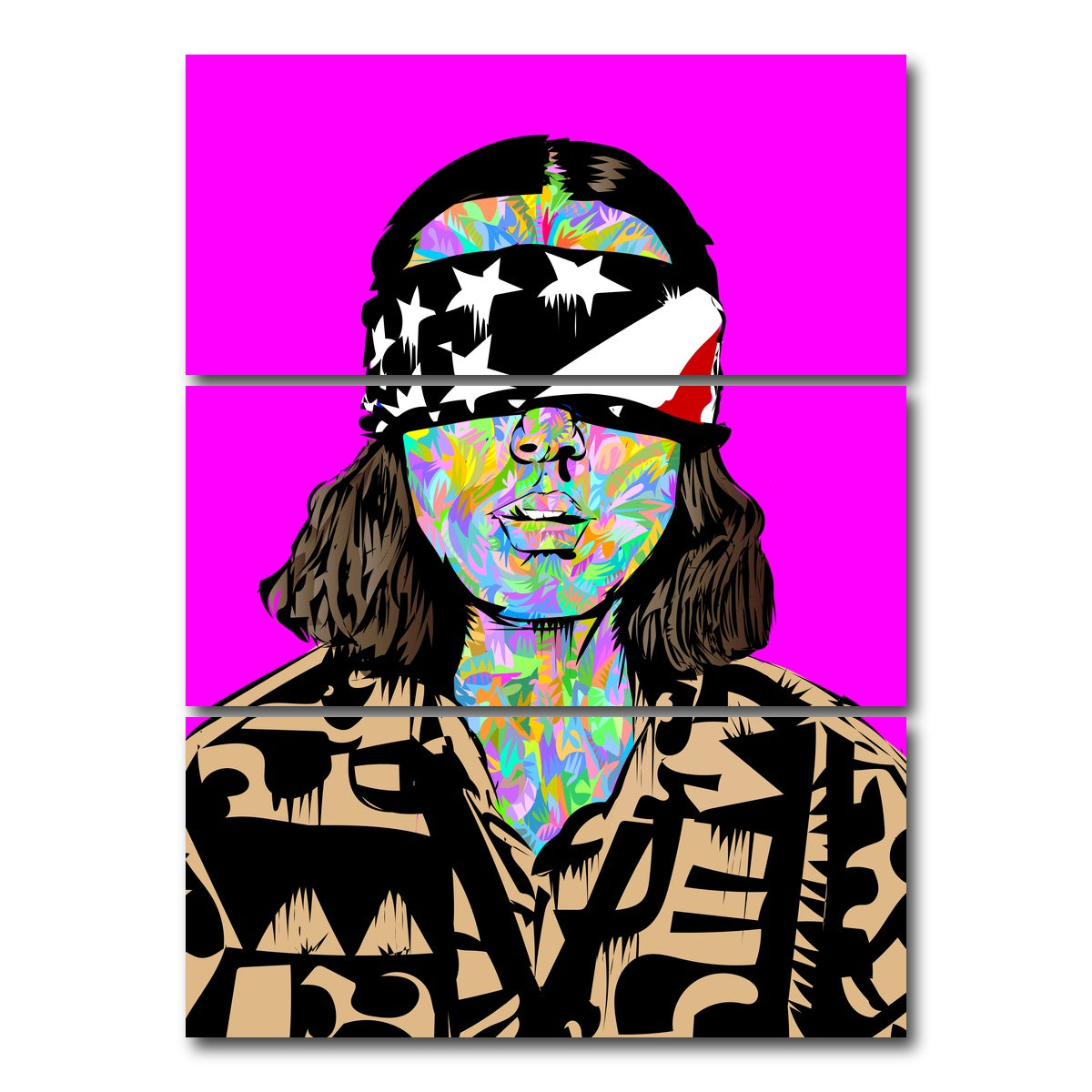 AUTO-MOCKUP WHITE | eleven | 3 Piece | Gallery Wrap Canvas | group=8x18_stacked