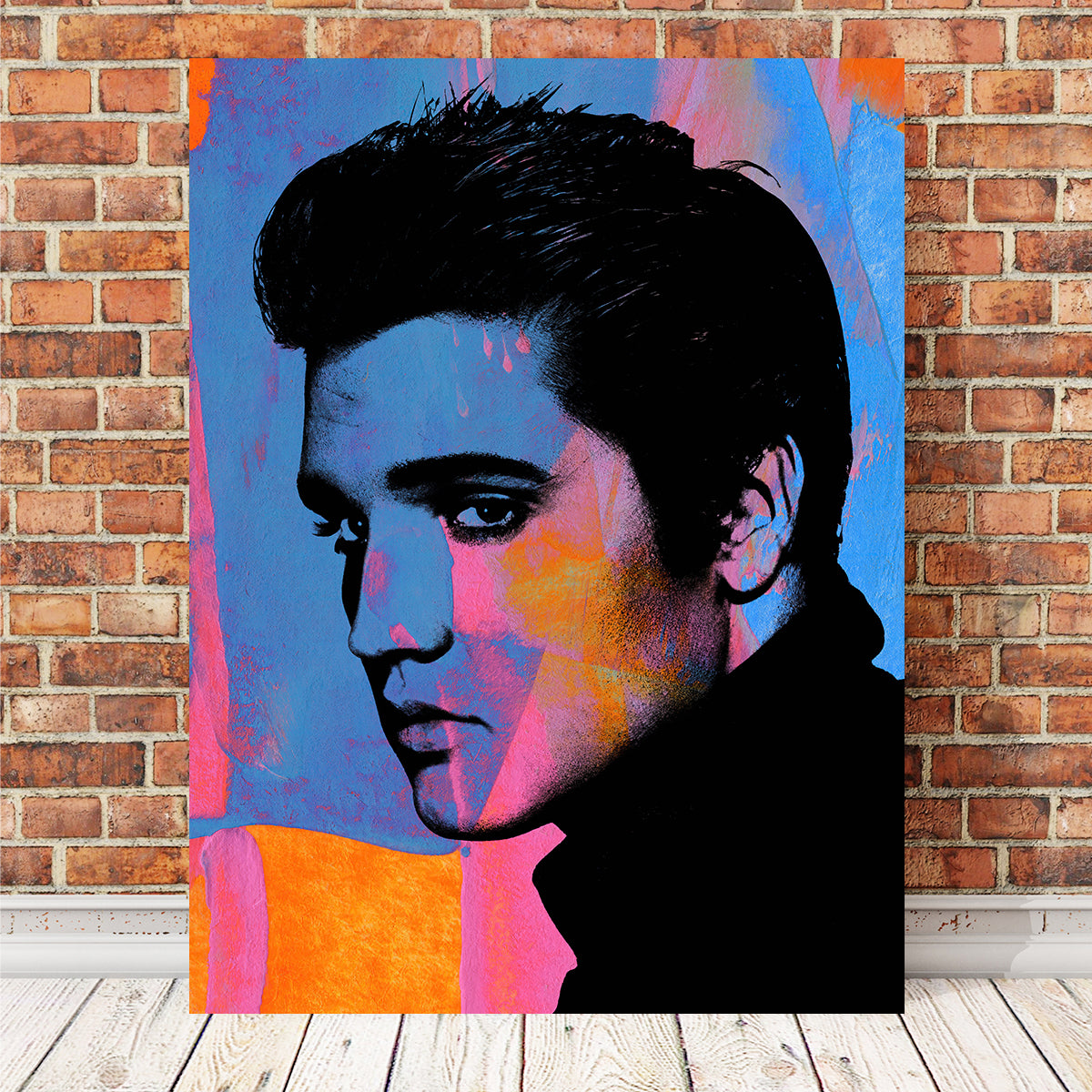 Elvis Bright Colors Wall Art