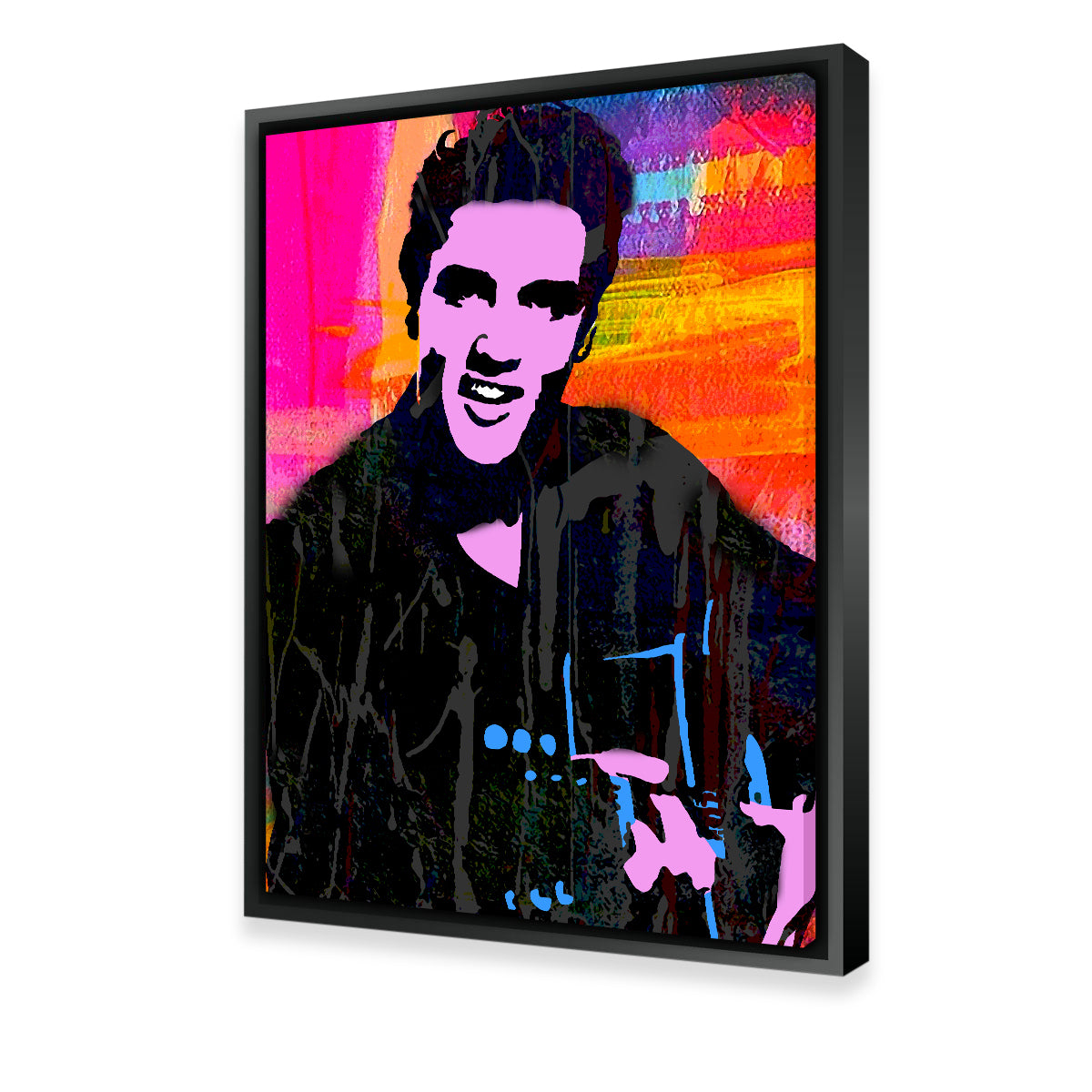 Elvis Purple Wall Art