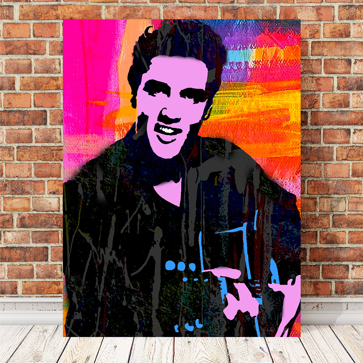 Elvis Purple Wall Art