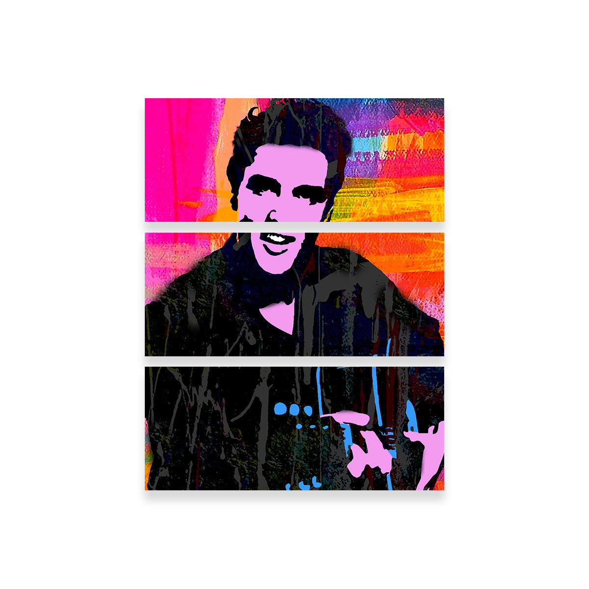 Elvis Purple Wall Art