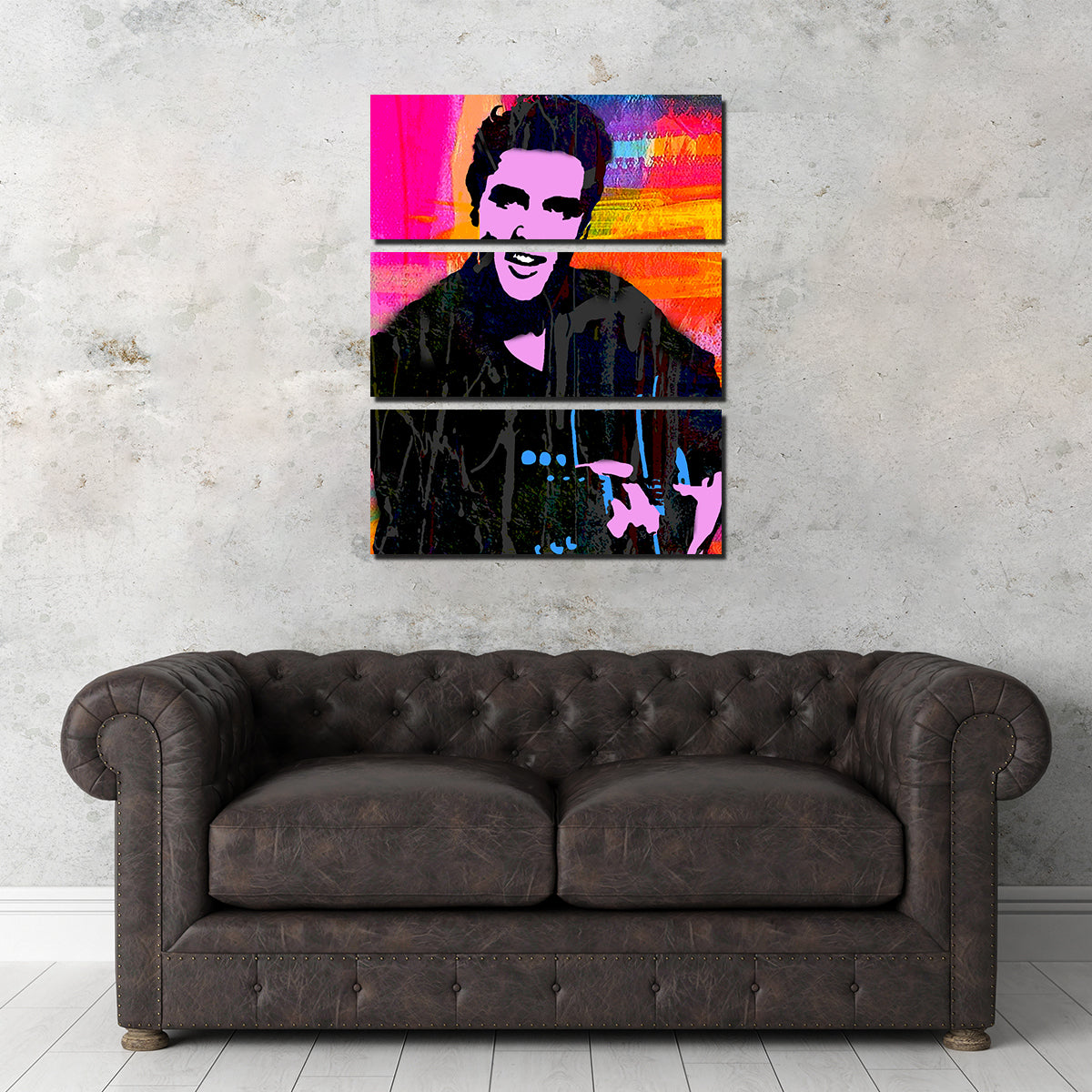 Elvis Purple Wall Art