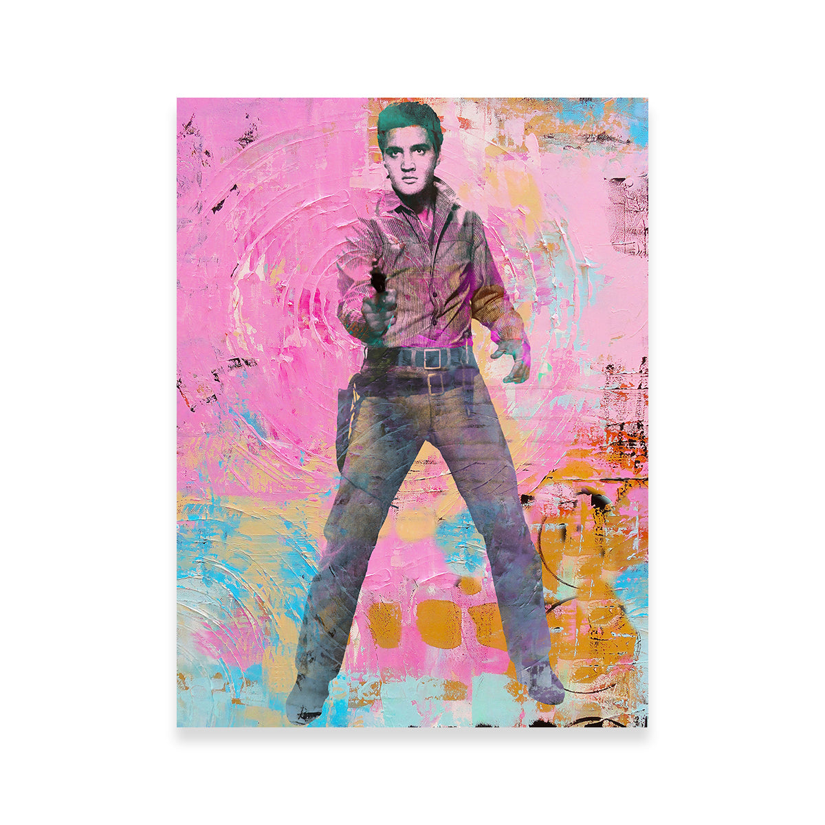 Elvis Circles Wall Art