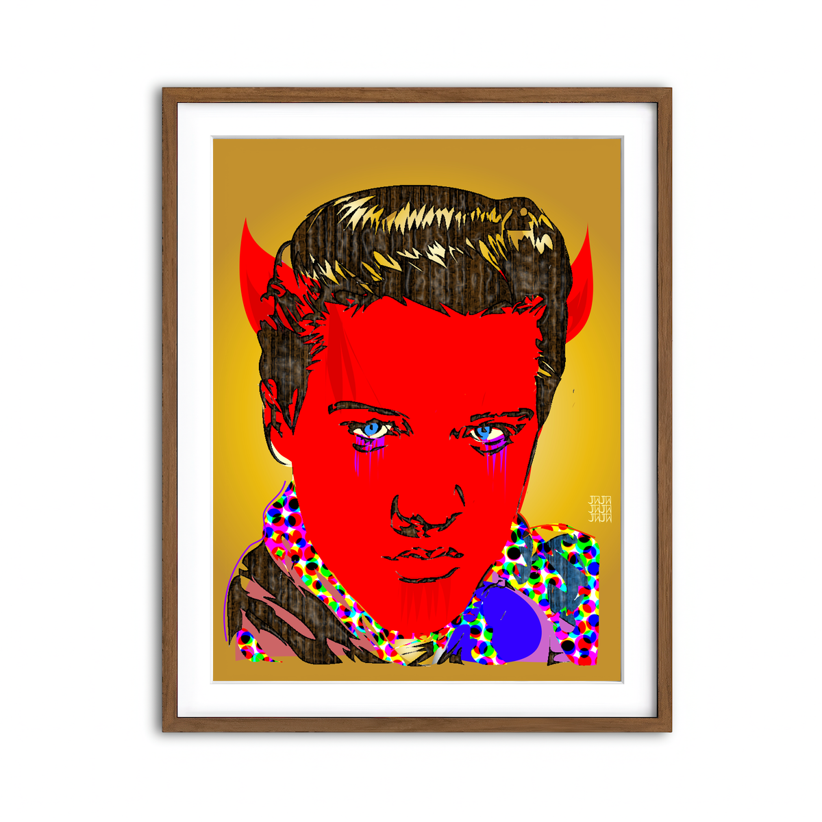 Framed Print 3x4 Walnut