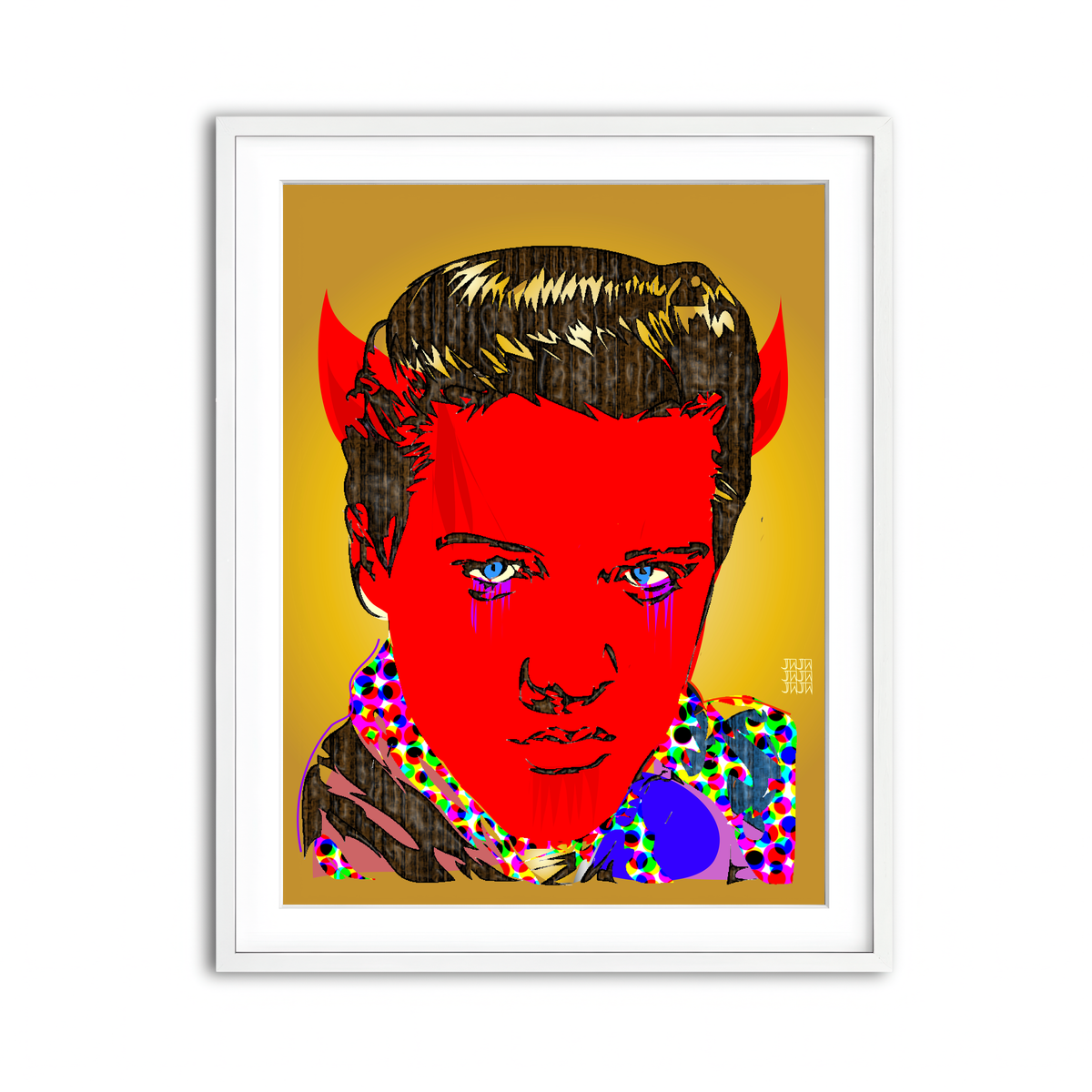 Framed Print 3x4 White