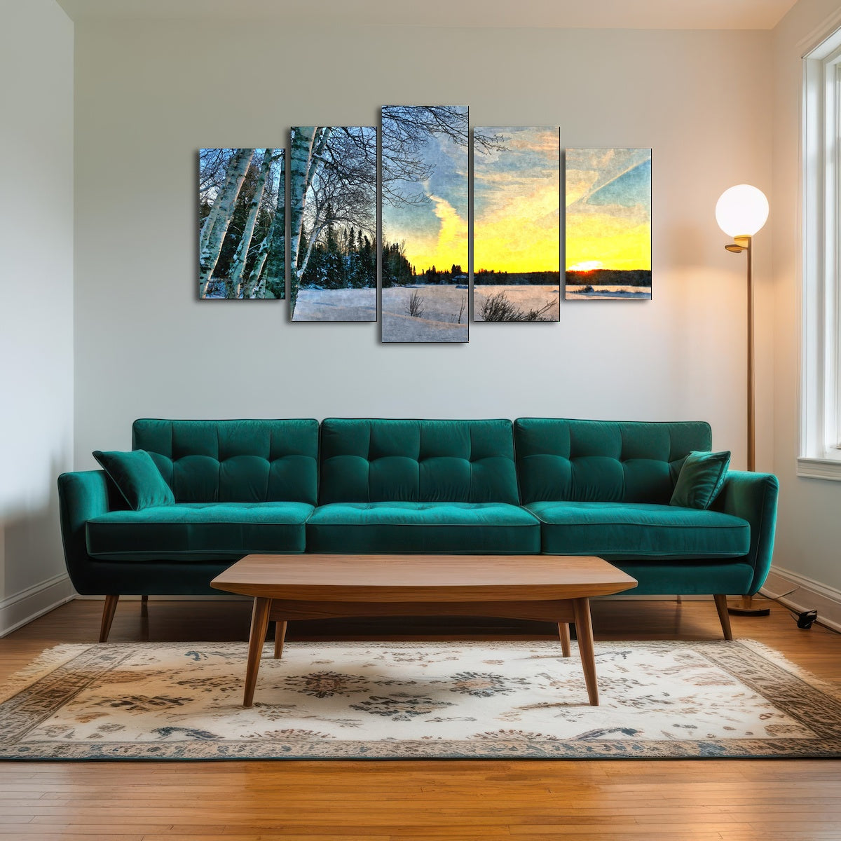 AUTO-MOCKUP ROOM | end of a winter's day