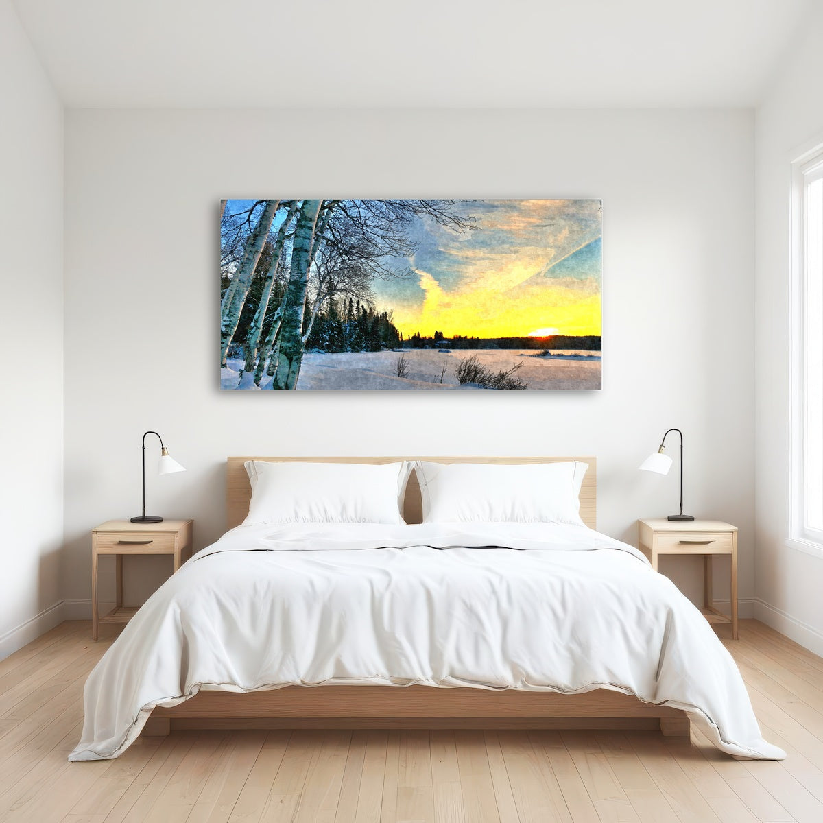 AUTO-MOCKUP ROOM | end of a winter's day