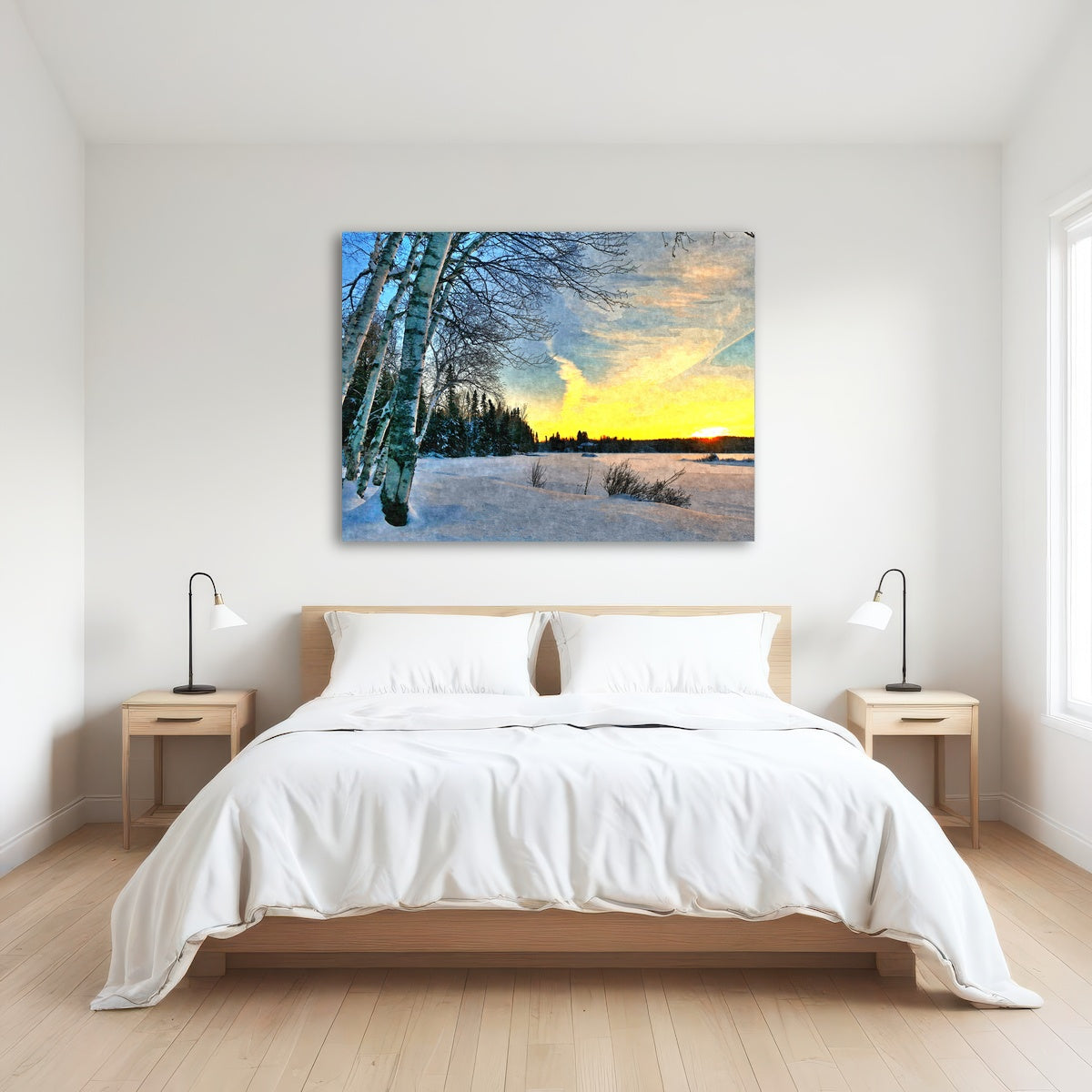 AUTO-MOCKUP ROOM | end of a winter's day