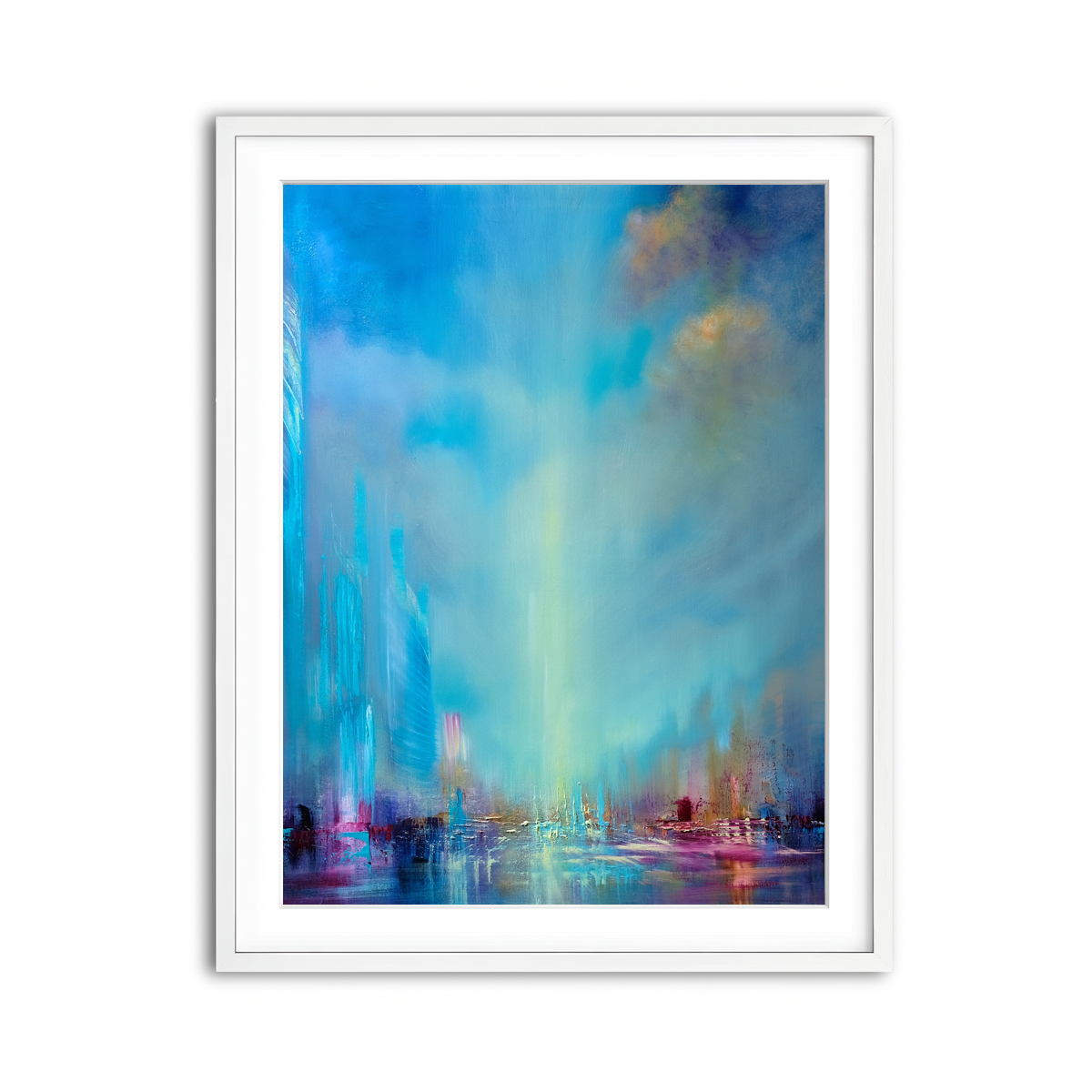 Framed Print 3x4 White
