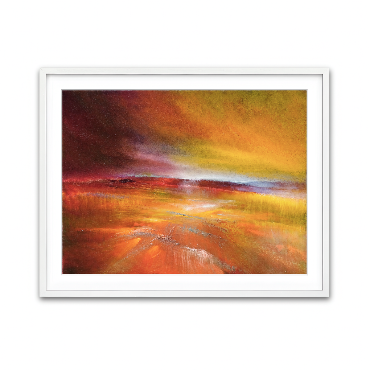 Framed Print 4x3 White