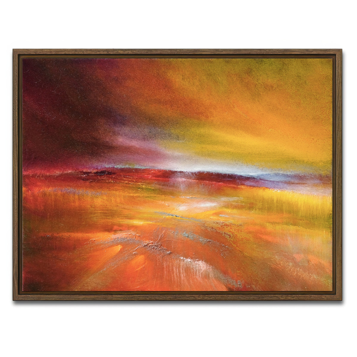 AUTO-MOCKUP WHITE | ernteland | 1 Piece | Walnut Framed Canvas | group=4x3