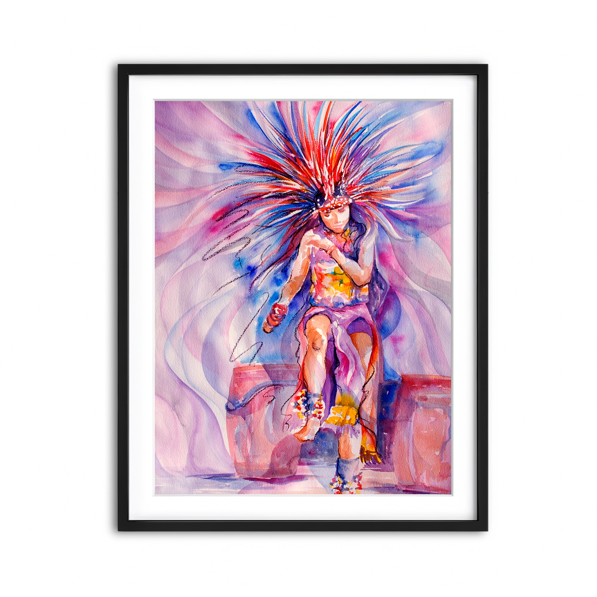 Framed Print 3x4 Black