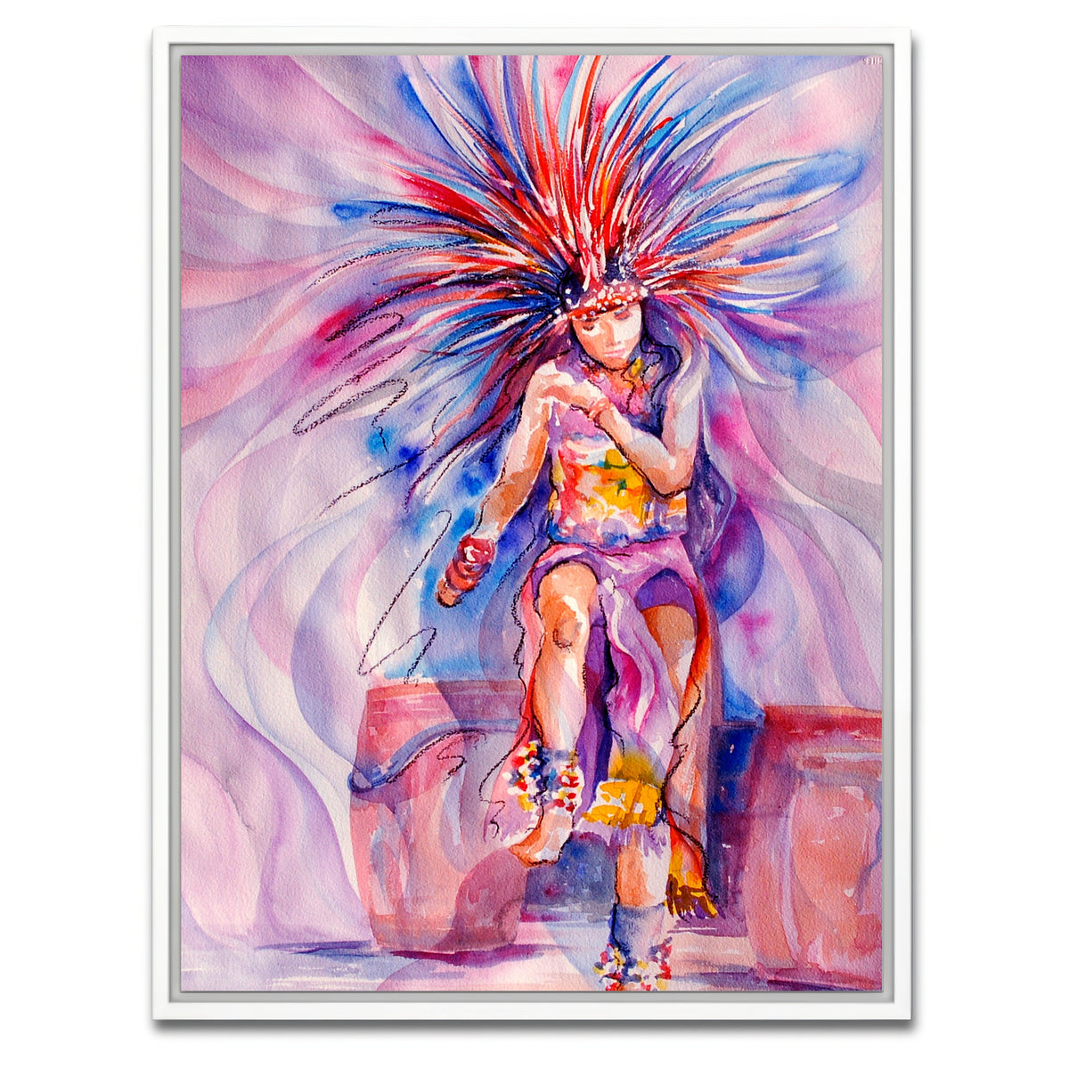 AUTO-MOCKUP WHITE | essence of the spirits | 1 Piece | White Framed Canvas | group=3x4