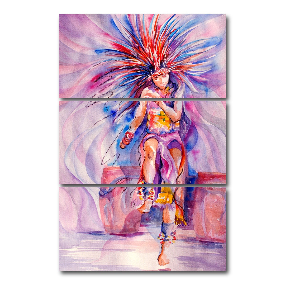 AUTO-MOCKUP WHITE | essence of the spirits | 3 Piece | Gallery Wrap Canvas | group=12x24_stacked