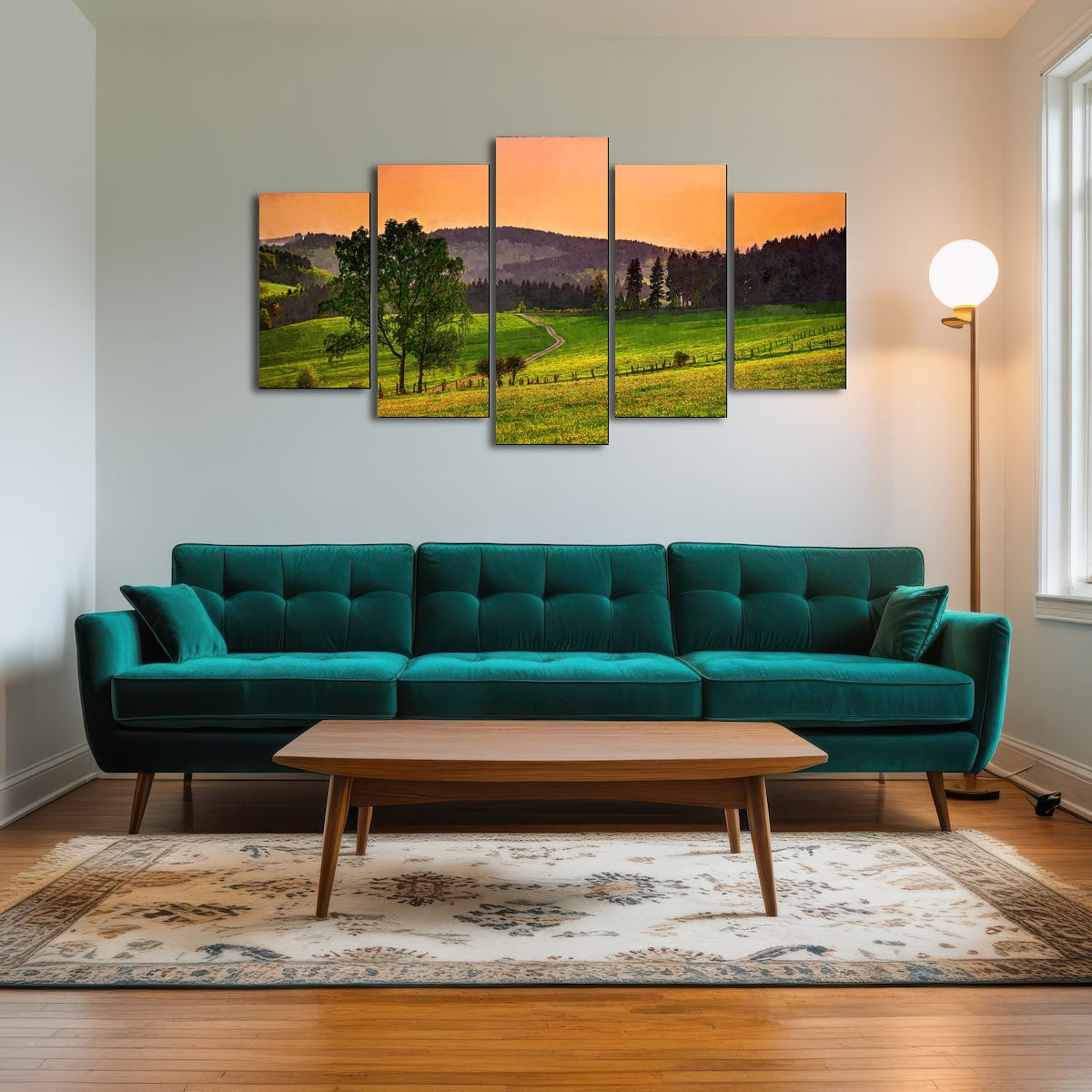 AUTO-MOCKUP ROOM | evening pasture