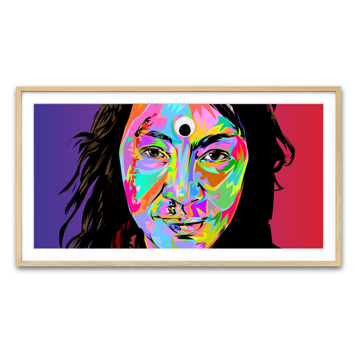 Framed Print 2x1 Natural