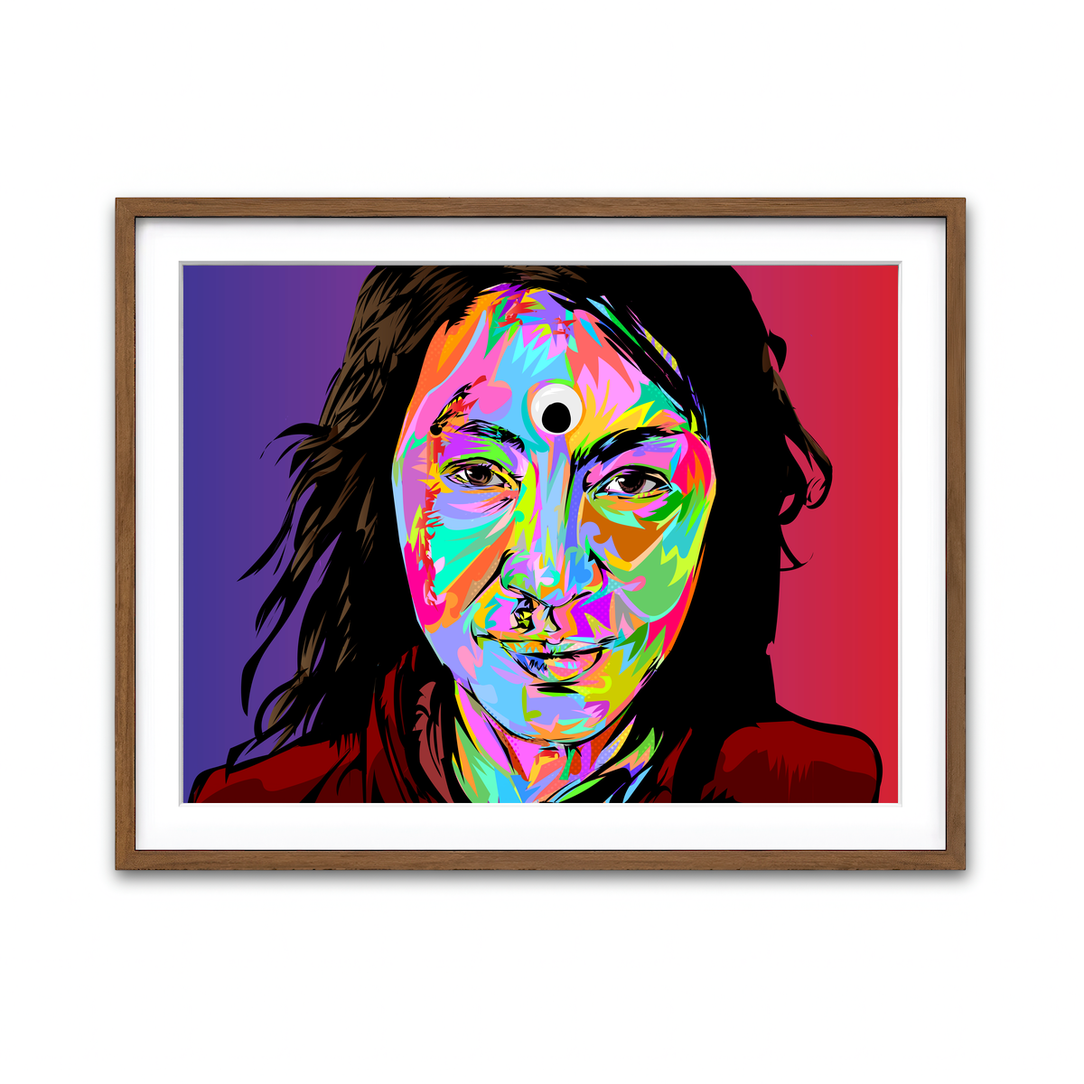 Framed Print 4x3 Walnut