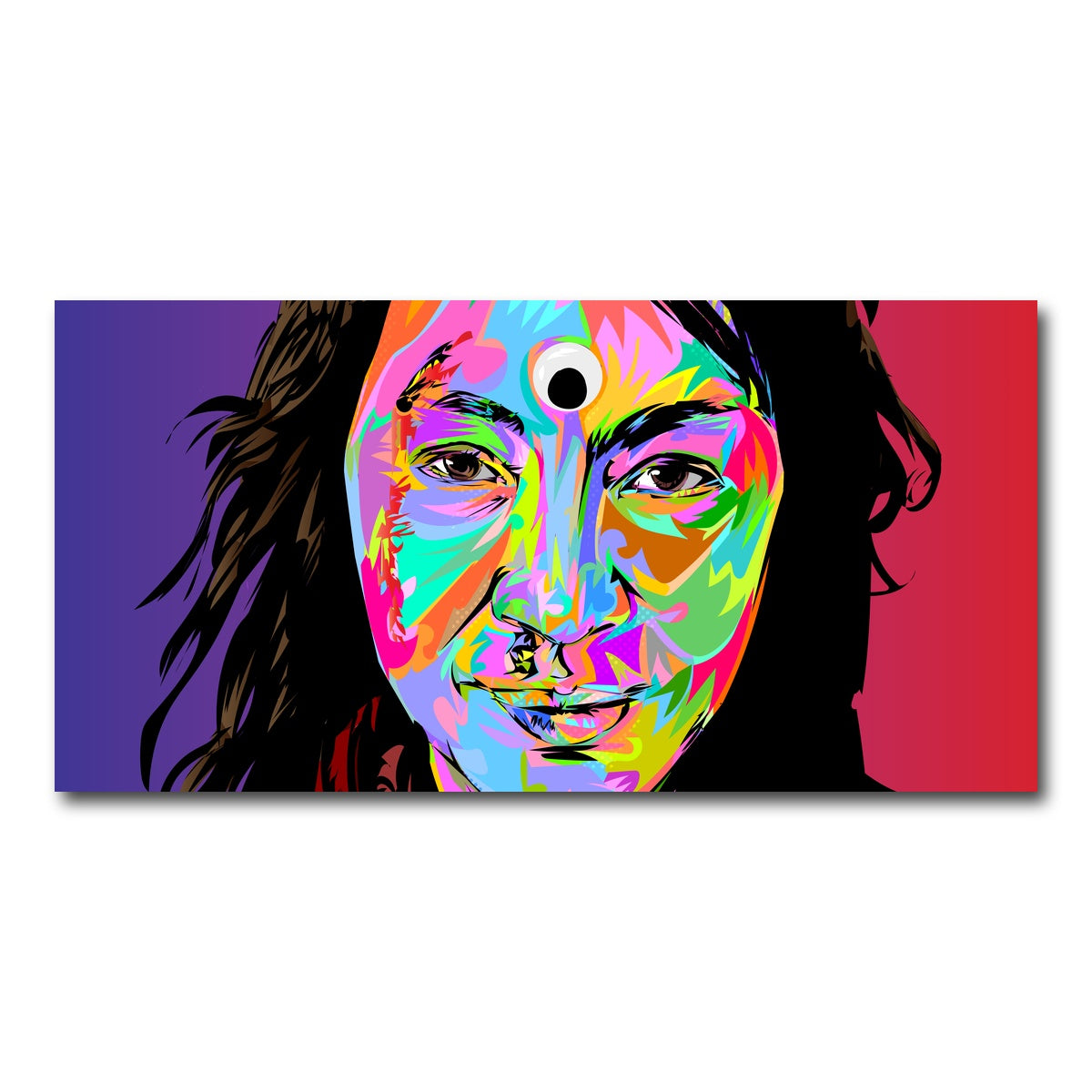 AUTO-MOCKUP WHITE | everything all at once | 1 Piece | Gallery Wrap Canvas | group=2x1