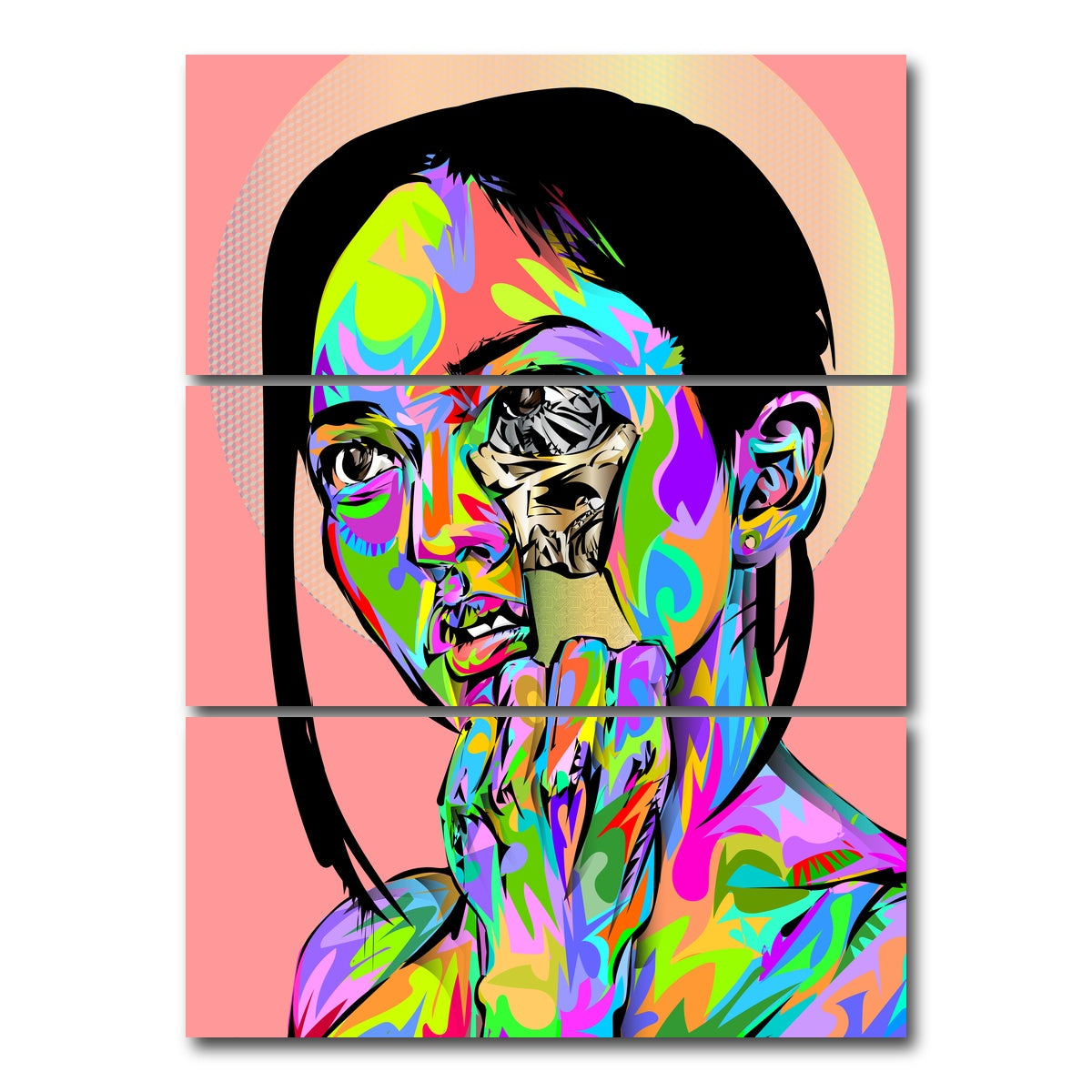 AUTO-MOCKUP WHITE | ex machina | 3 Piece | Gallery Wrap Canvas | group=8x18_stacked