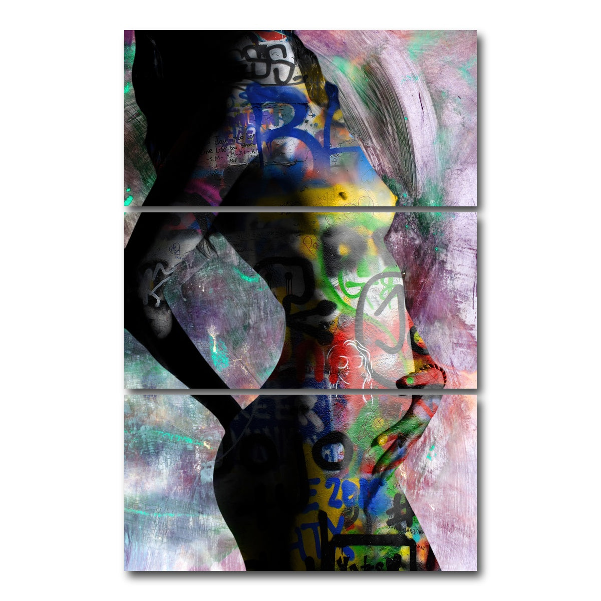 AUTO-MOCKUP WHITE | exotic | 3 Piece | Gallery Wrap Canvas | group=12x24_stacked