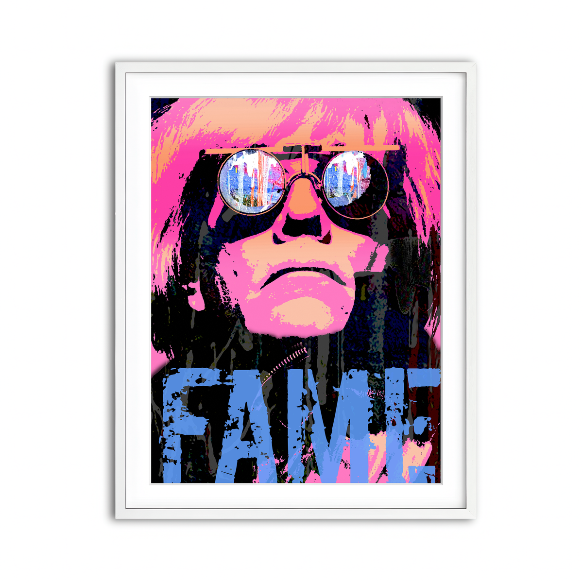 Framed Print 3x4 White