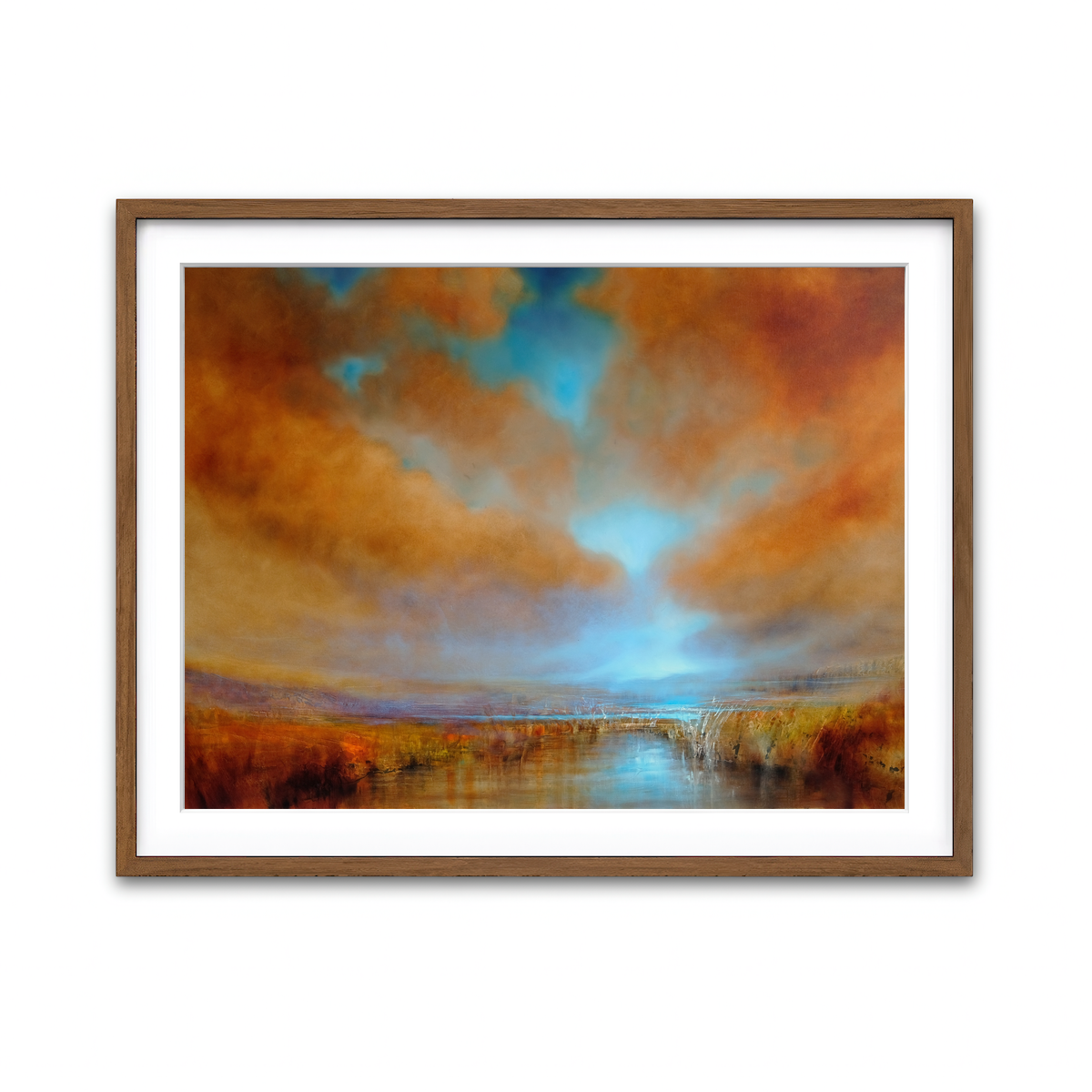 Framed Print 4x3 Walnut