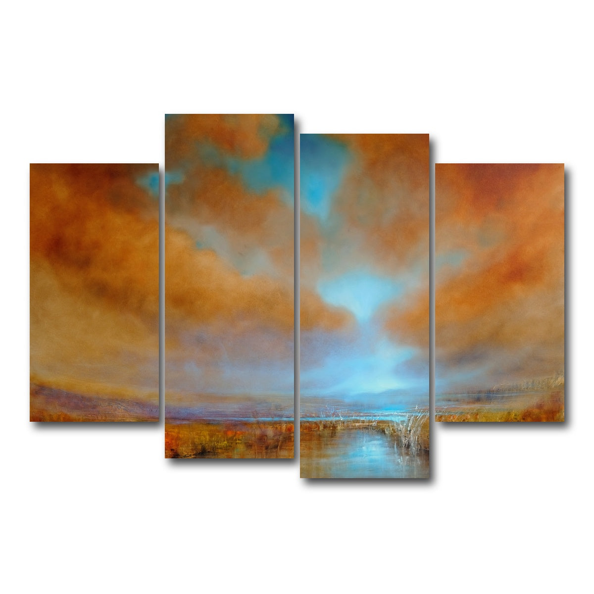 AUTO-MOCKUP WHITE | farben des lichts | 4 Piece | Gallery Wrap Canvas | group=4_short