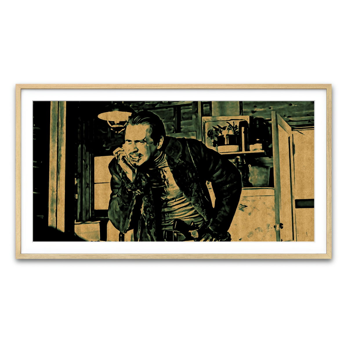 Framed Print 2x1 Natural