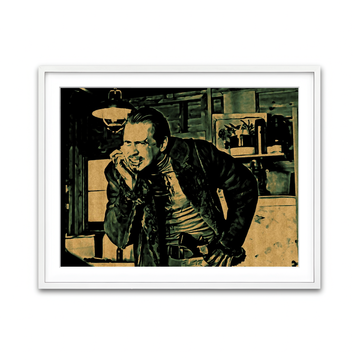 Framed Print 4x3 White