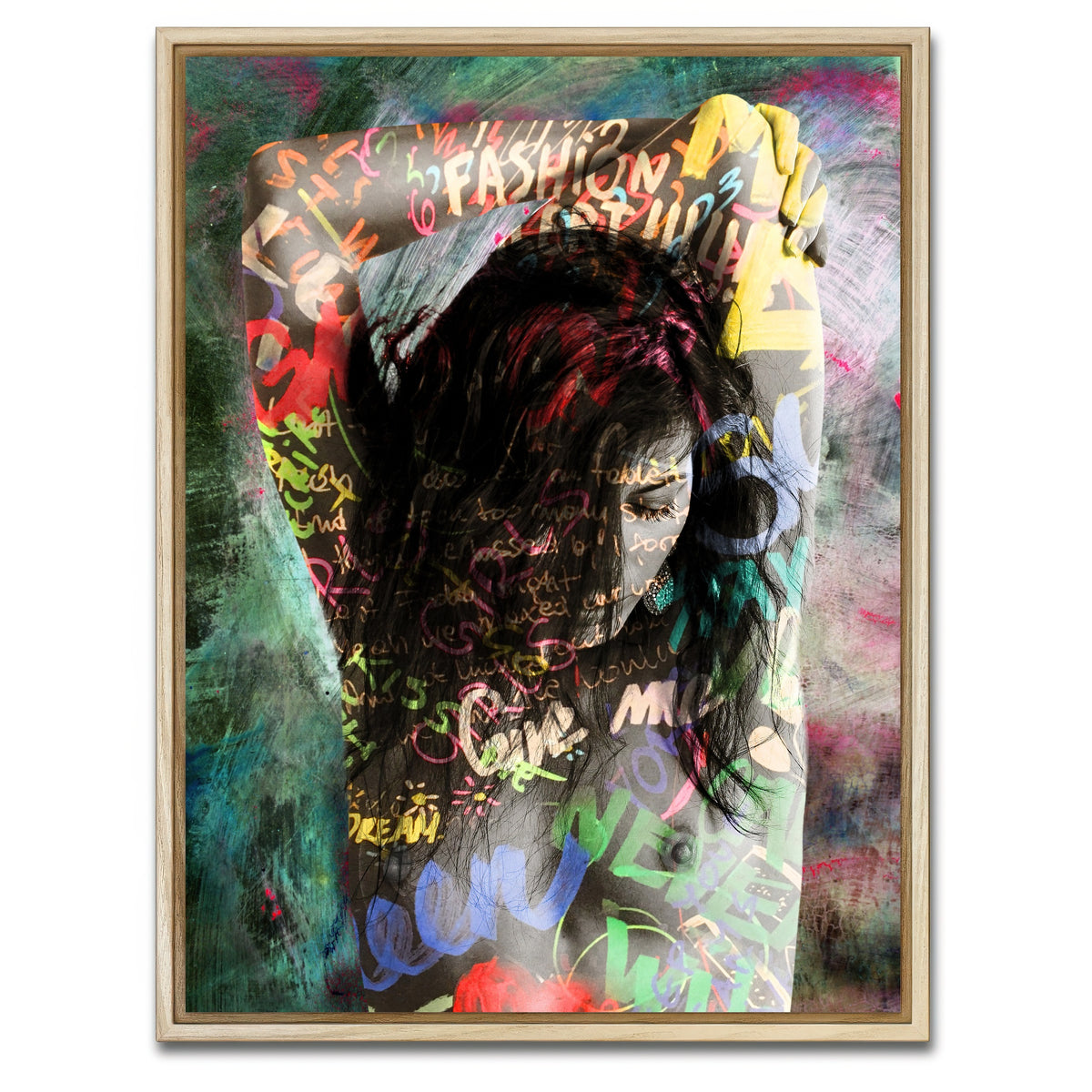 AUTO-MOCKUP WHITE | fashion | 1 Piece | Natural Framed Canvas | group=3x4