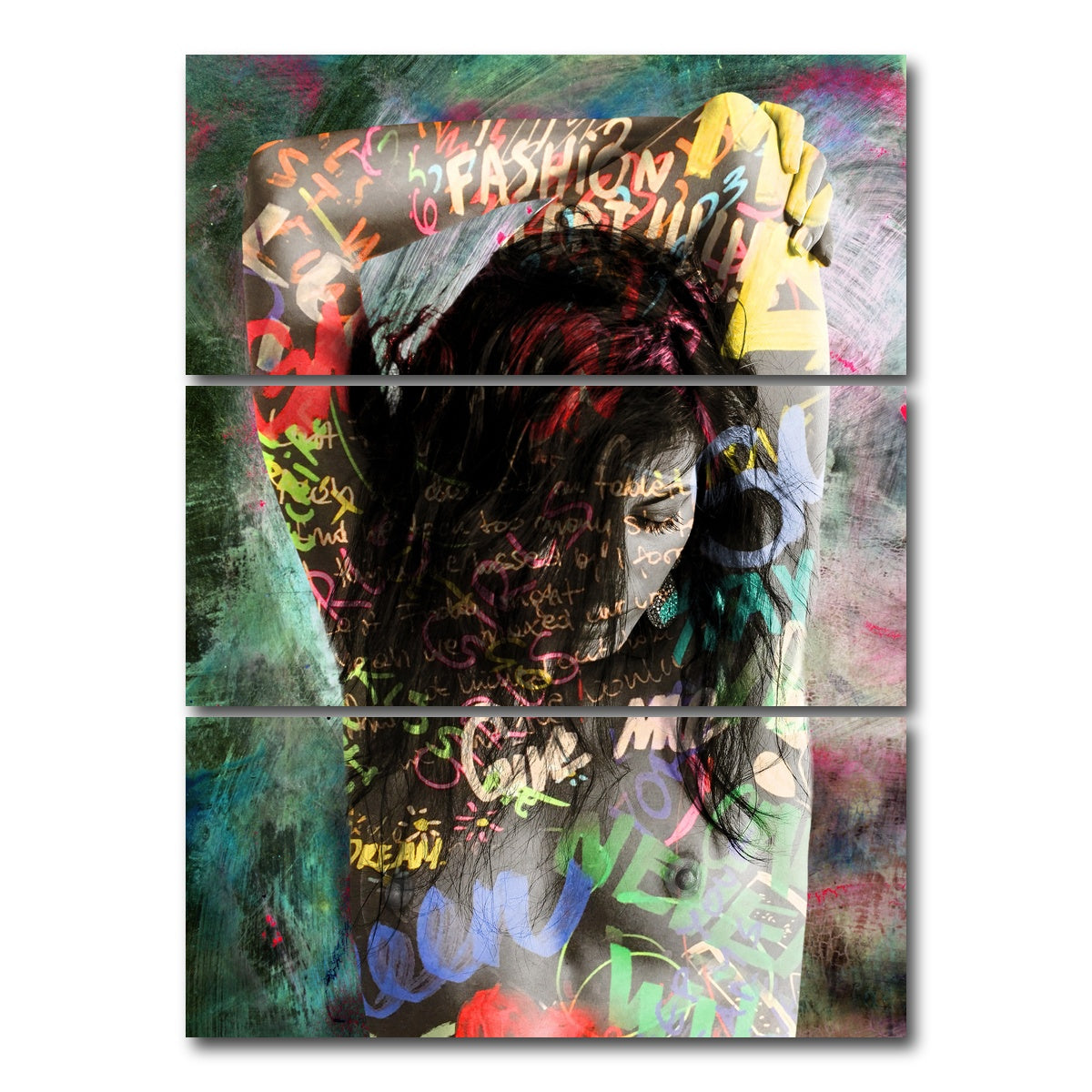 AUTO-MOCKUP WHITE | fashion | 3 Piece | Gallery Wrap Canvas | group=8x18_stacked