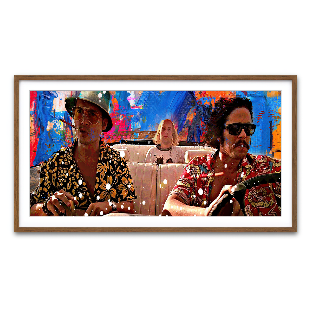 Framed Print 2x1 Walnut