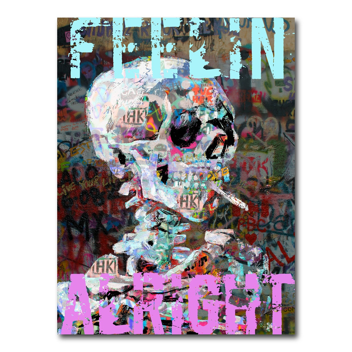 AUTO-MOCKUP WHITE | feelin alright | 1 Piece | Gallery Wrap Canvas | group=3x4
