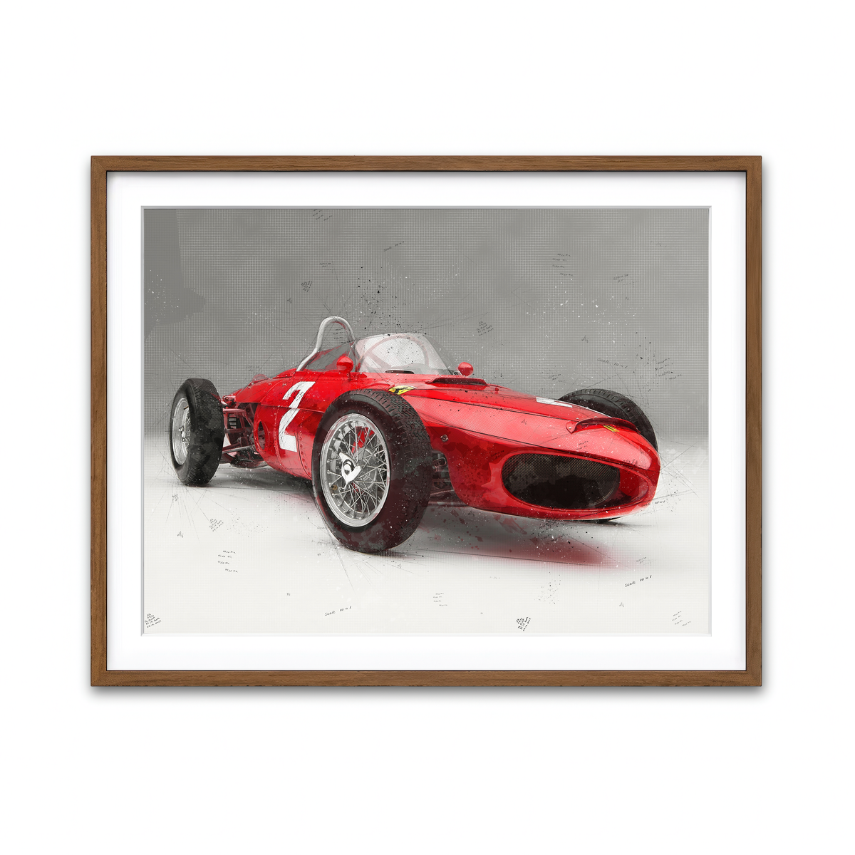 Framed Print 4x3 Walnut