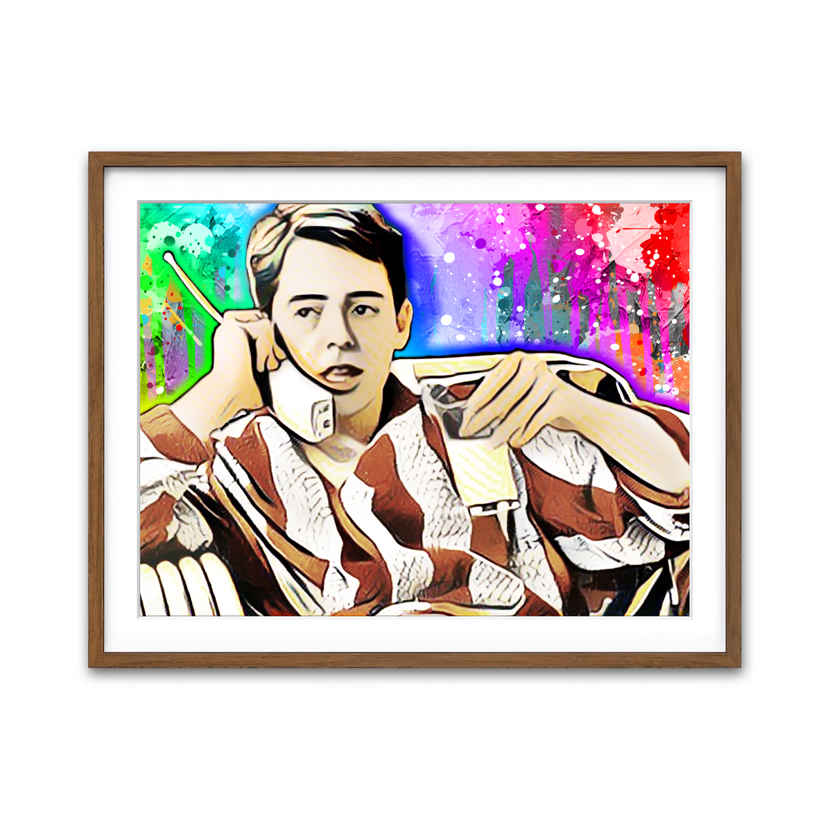 Framed Print 4x3 Walnut