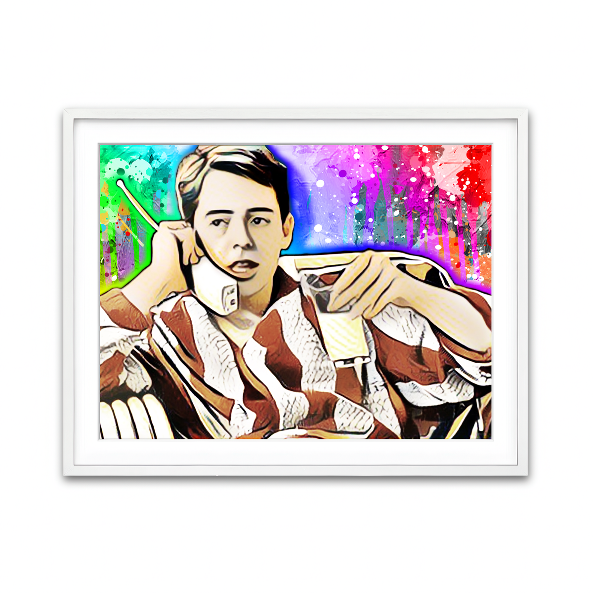 Framed Print 4x3 White