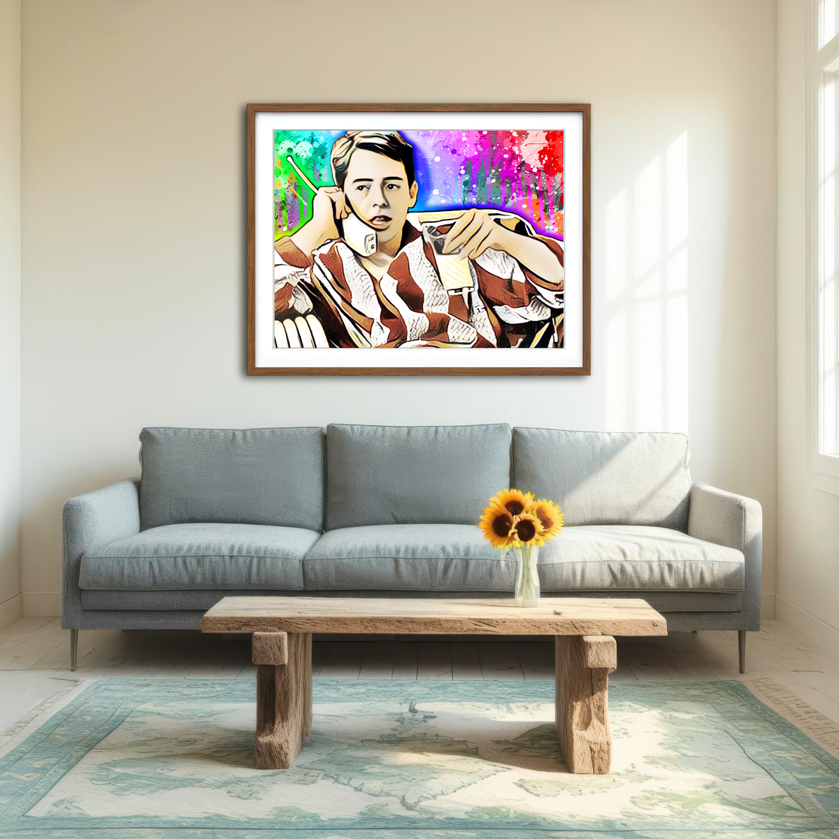 AUTO-MOCKUP ROOM | Ferris Bueller Wall Art
