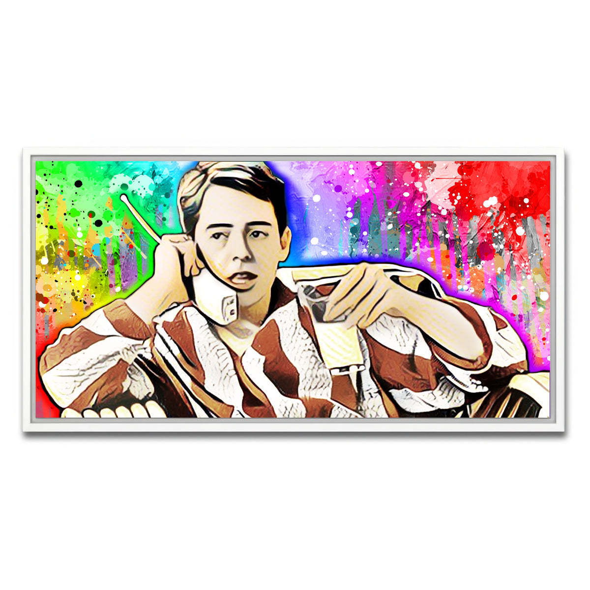 AUTO-MOCKUP WHITE | ferris bueller | 1 Piece | White Framed Canvas | group=2x1