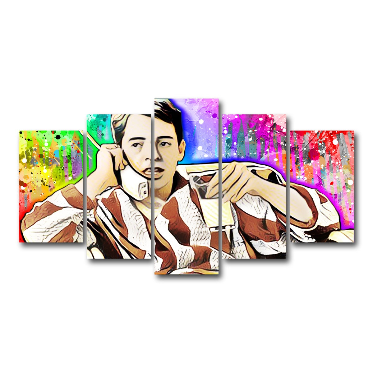 AUTO-MOCKUP WHITE | ferris bueller | 5 Piece | Gallery Wrap Canvas | group=5_normal