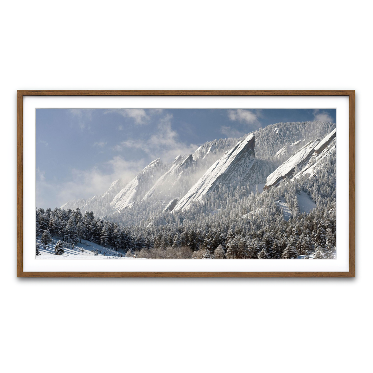 Framed Print 2x1 Walnut