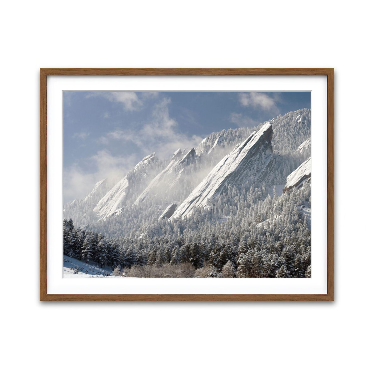 Framed Print 4x3 Walnut