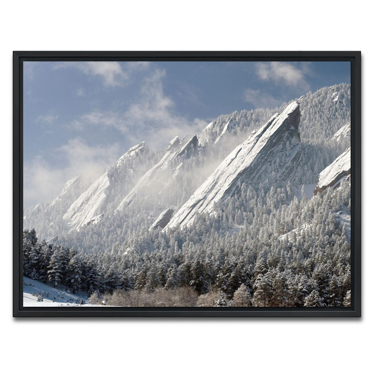 AUTO-MOCKUP WHITE | flatirons | 1 Piece | Black Framed Canvas | group=4x3