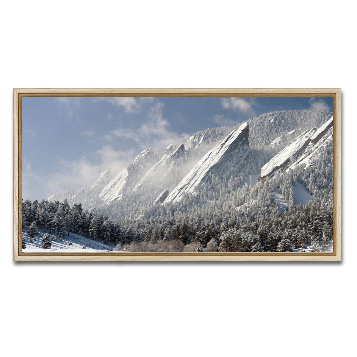 AUTO-MOCKUP WHITE | flatirons | 1 Piece | Natural Framed Canvas | group=2x1