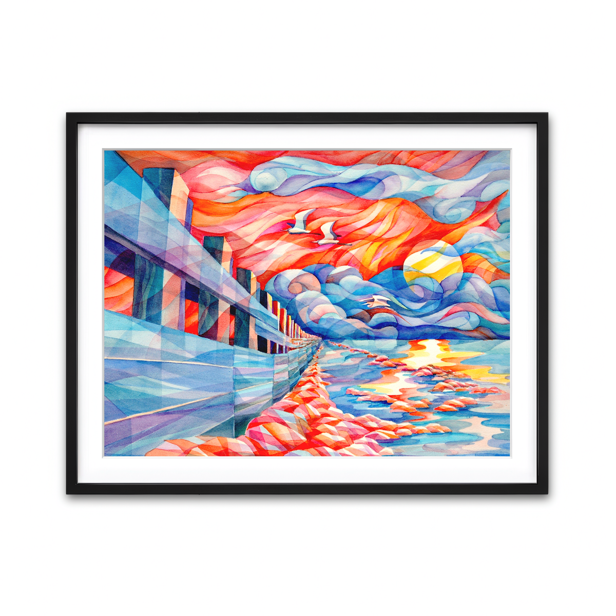 Framed Print 4x3 Black