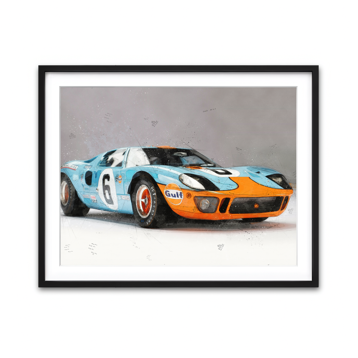 Framed Print 4x3 Black