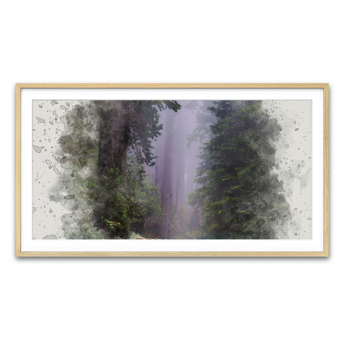 Framed Print 2x1 Natural