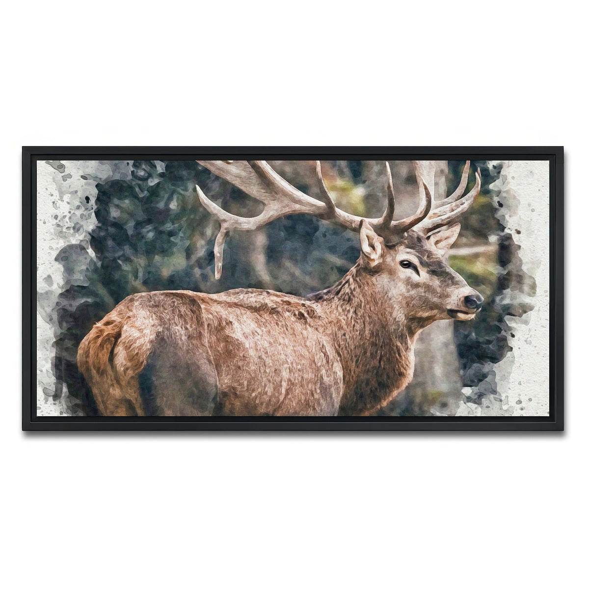 AUTO-MOCKUP WHITE | forest prince | 1 Piece | Black Framed Canvas | group=2x1