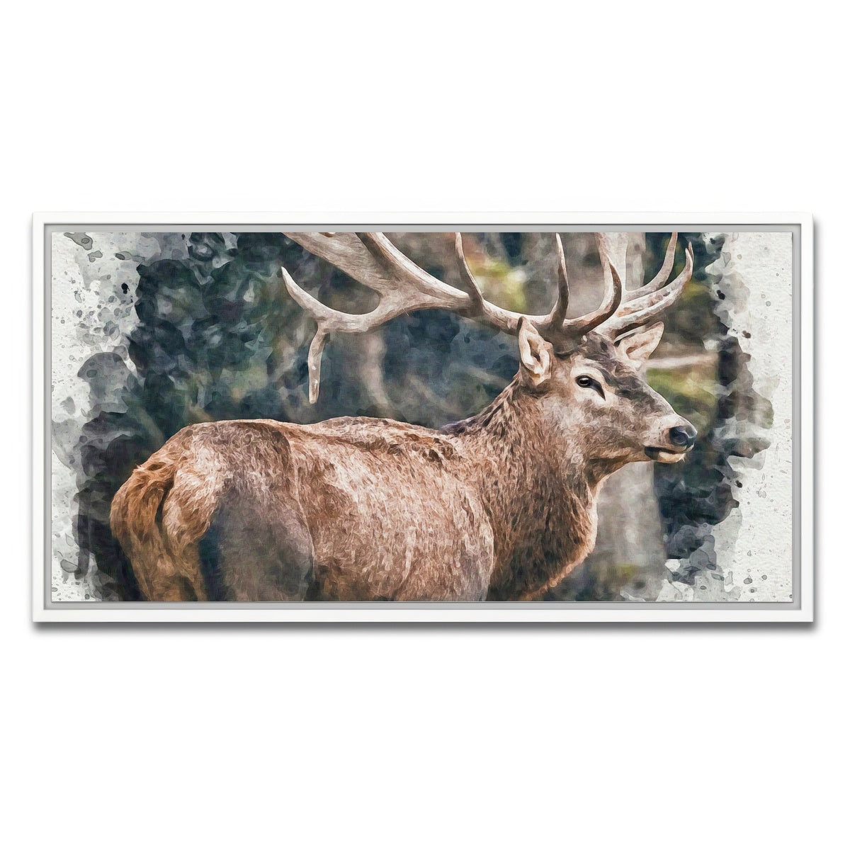 AUTO-MOCKUP WHITE | forest prince | 1 Piece | White Framed Canvas | group=2x1