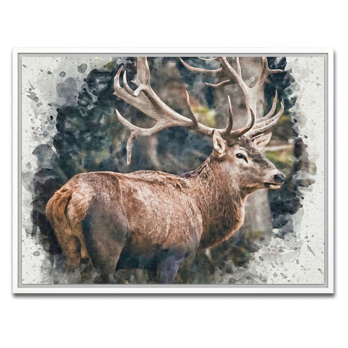 AUTO-MOCKUP WHITE | forest prince | 1 Piece | White Framed Canvas | group=4x3