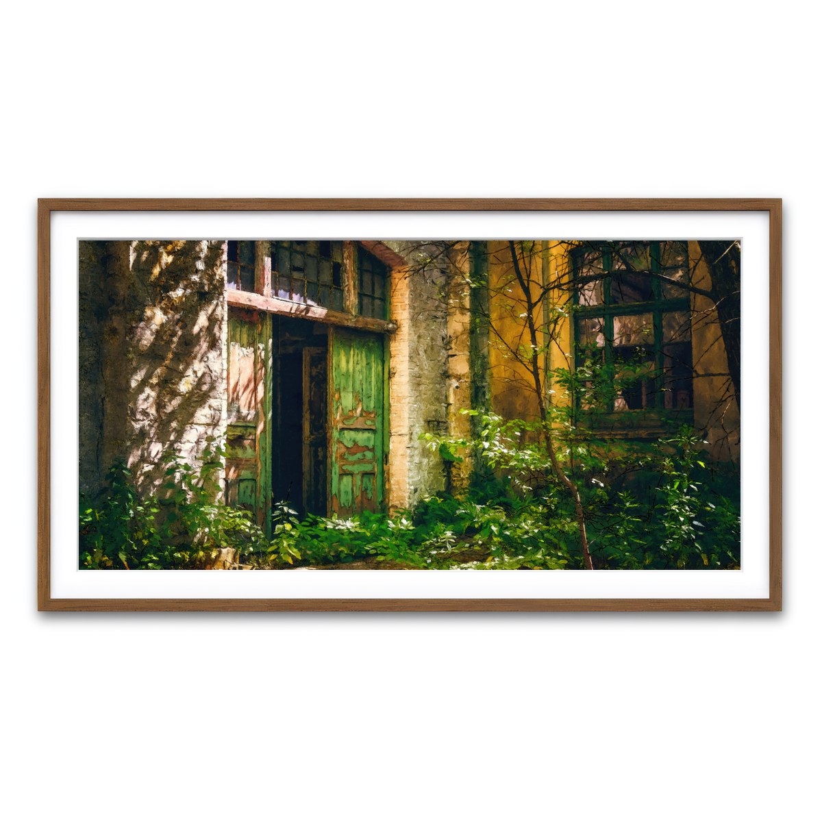 Framed Print 2x1 Walnut